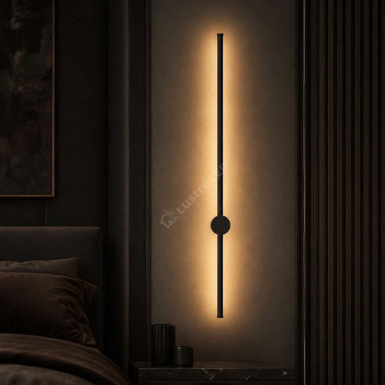 Aplica LED FRECCIA Black 87CM Echivalent 80W