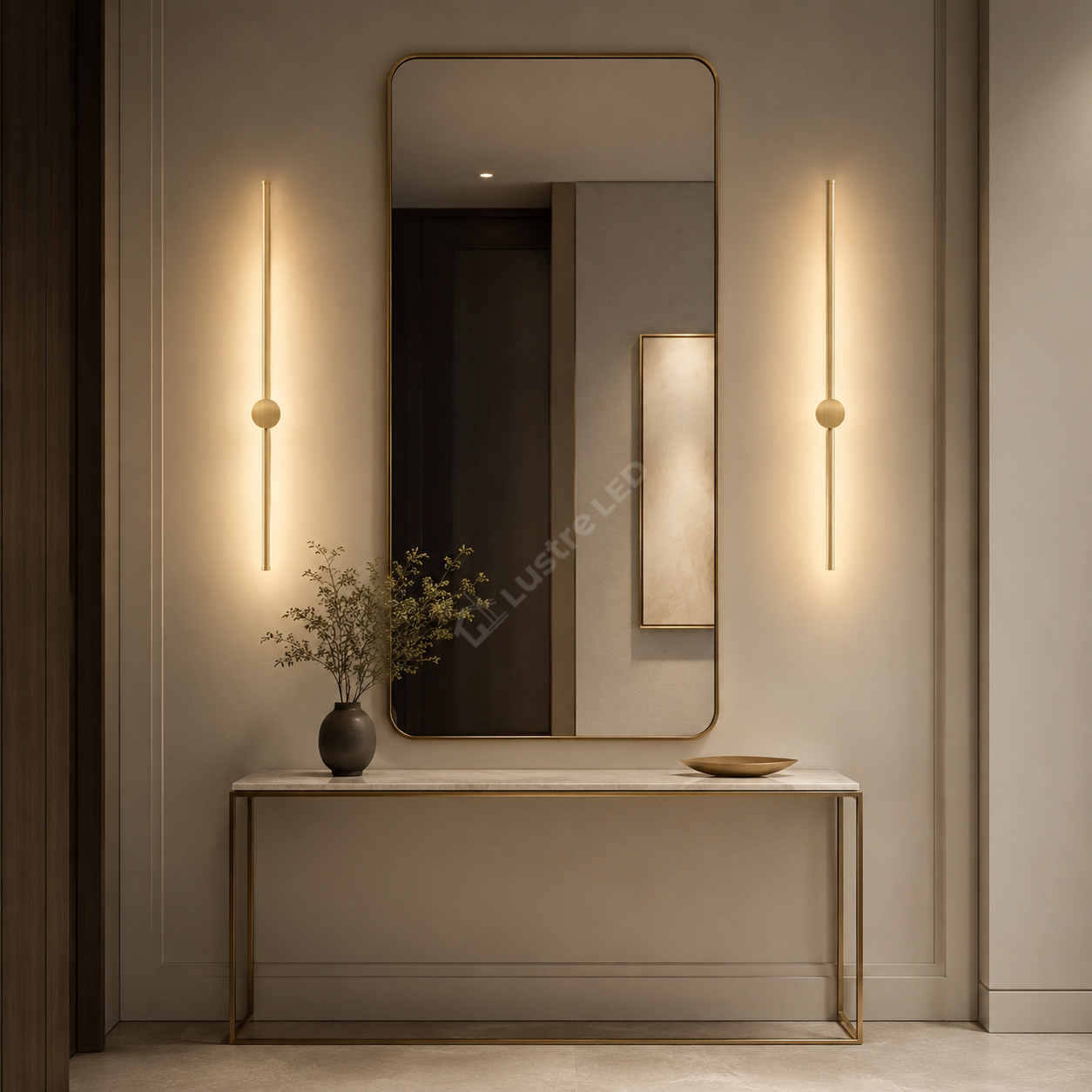 Aplica LED FRECCIA Gold 87CM Echivalent 80W