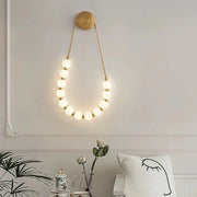 Aplica LED RFAN 60W Auriu/Alb W1001 AURIE / APLICA / APLICA PERETE Wall Light Fixtures