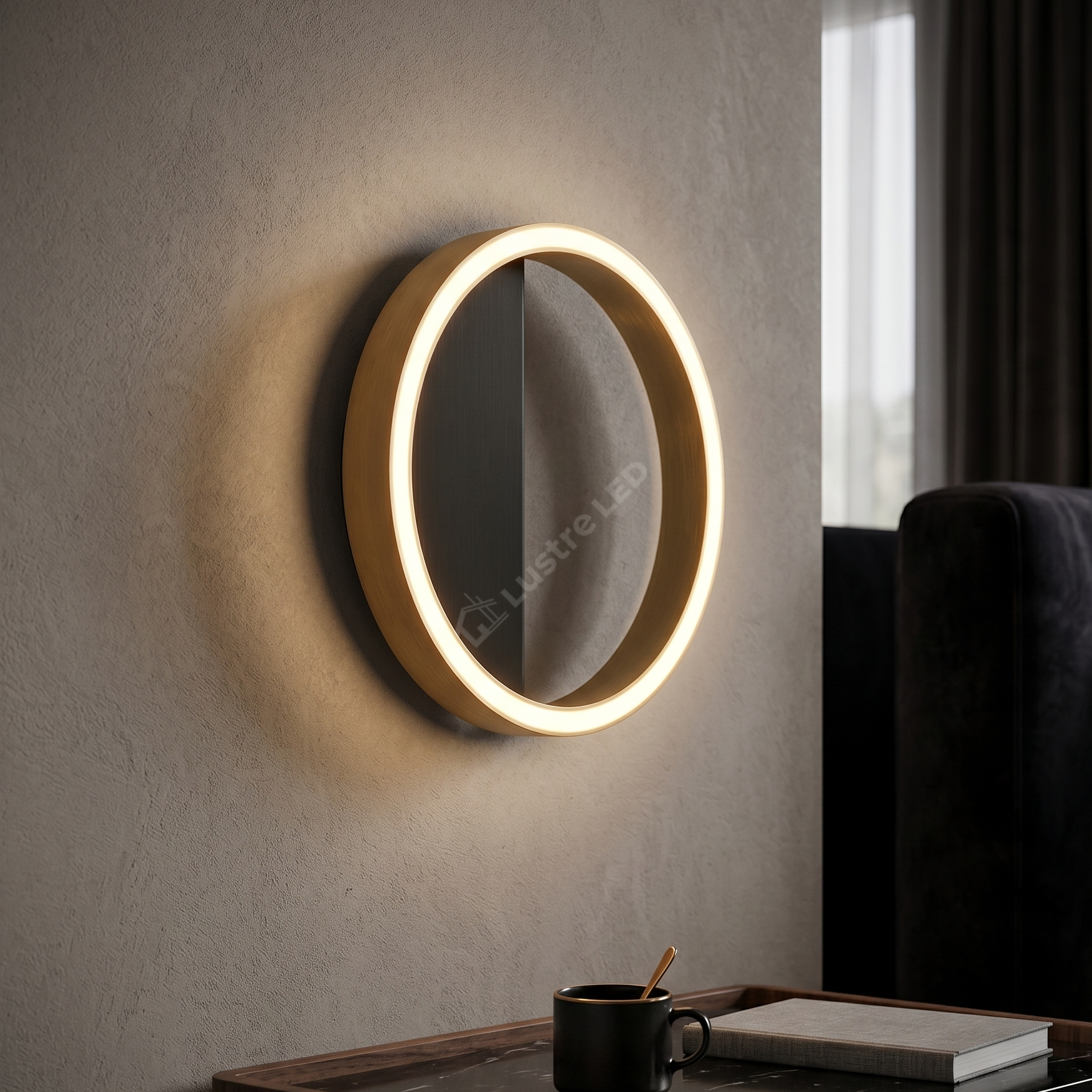 Aplica LED Gold ORIBEL Echivalent 100W