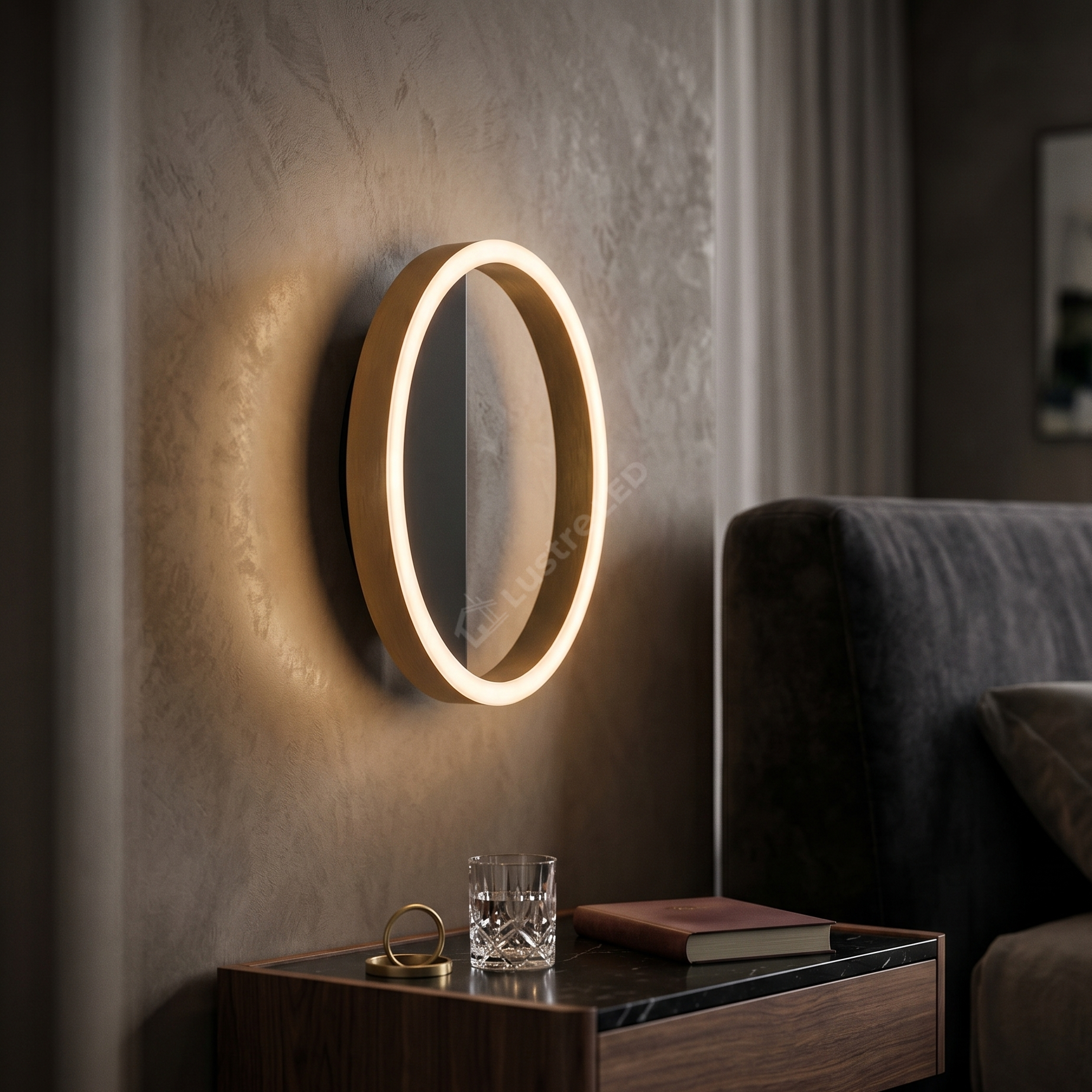 Aplica LED Gold ORIBEL Echivalent 100W