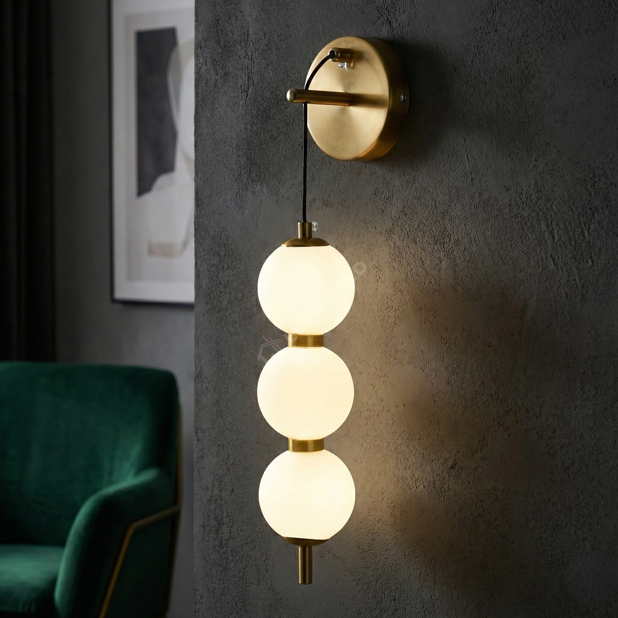 Aplica LED GOLD RONY Abajur Mat