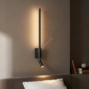 Aplica LED KAIRO cu Spot Interior 24W Neagra Echivalent 120W
