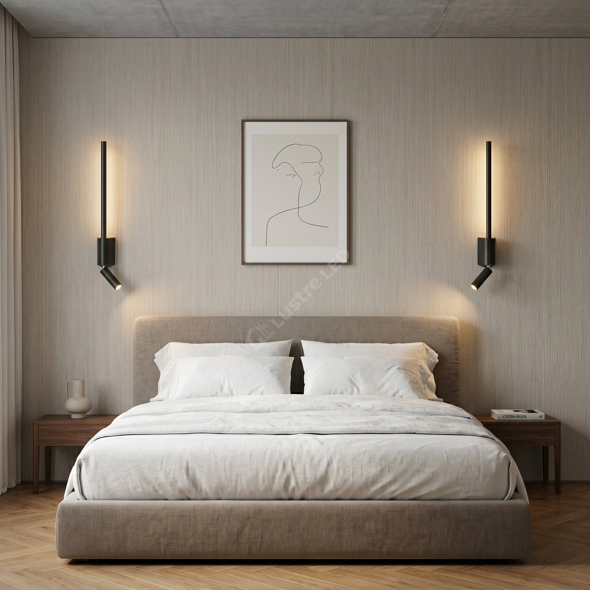 Aplica LED KAIRO cu Spot Interior 24W Neagra Echivalent 120W
