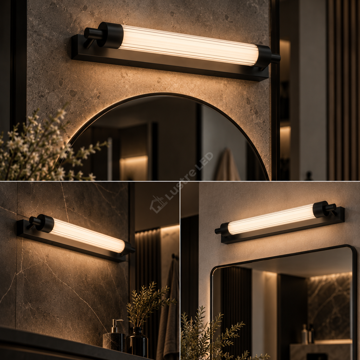 Aplica LED KALIA Black 40CM Echivalent 45W