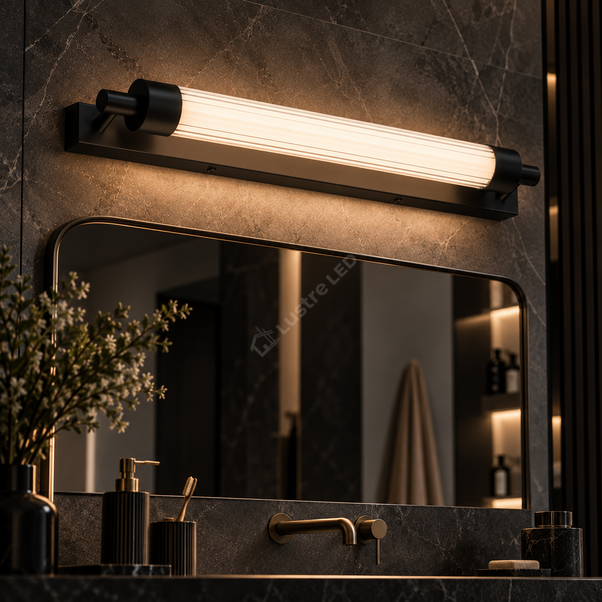 Aplica LED KALIA Black 40CM Echivalent 45W