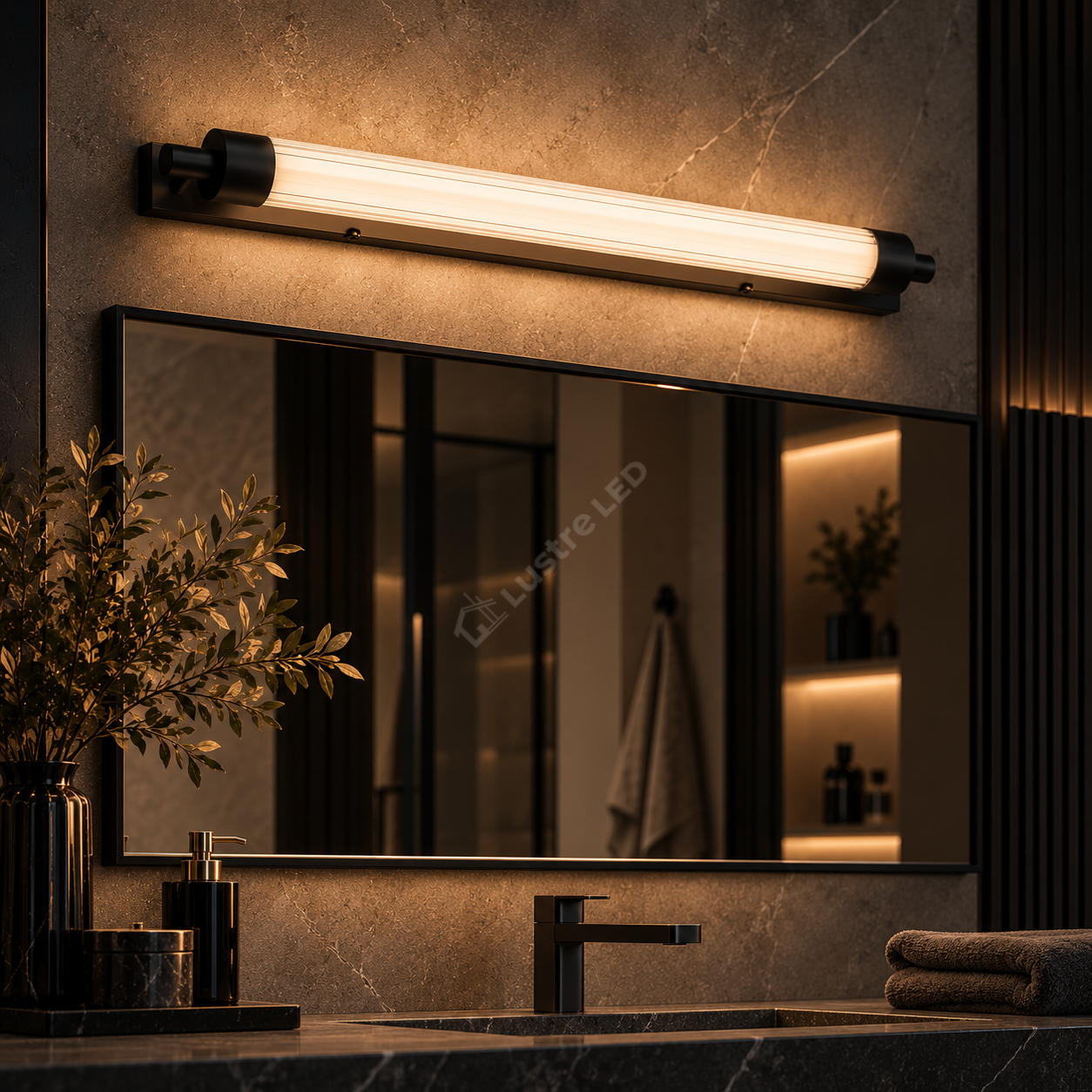 Aplica LED KALIA Black 60CM Echivalent 90W