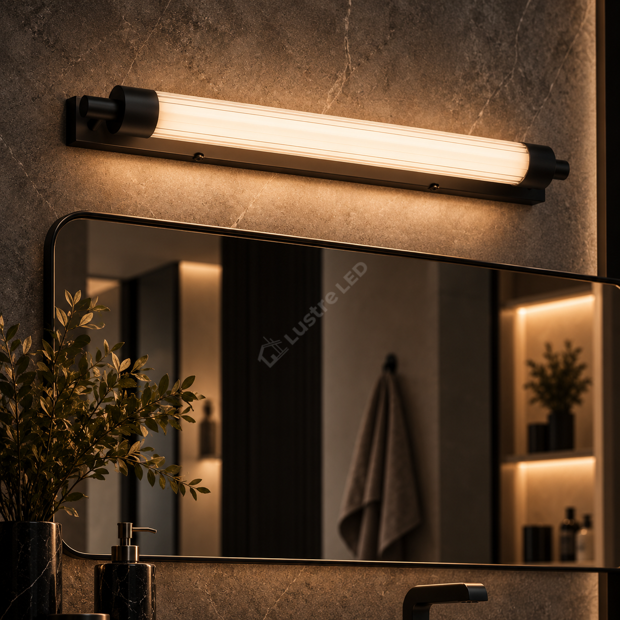 Aplica LED KALIA Black 60CM Echivalent 90W