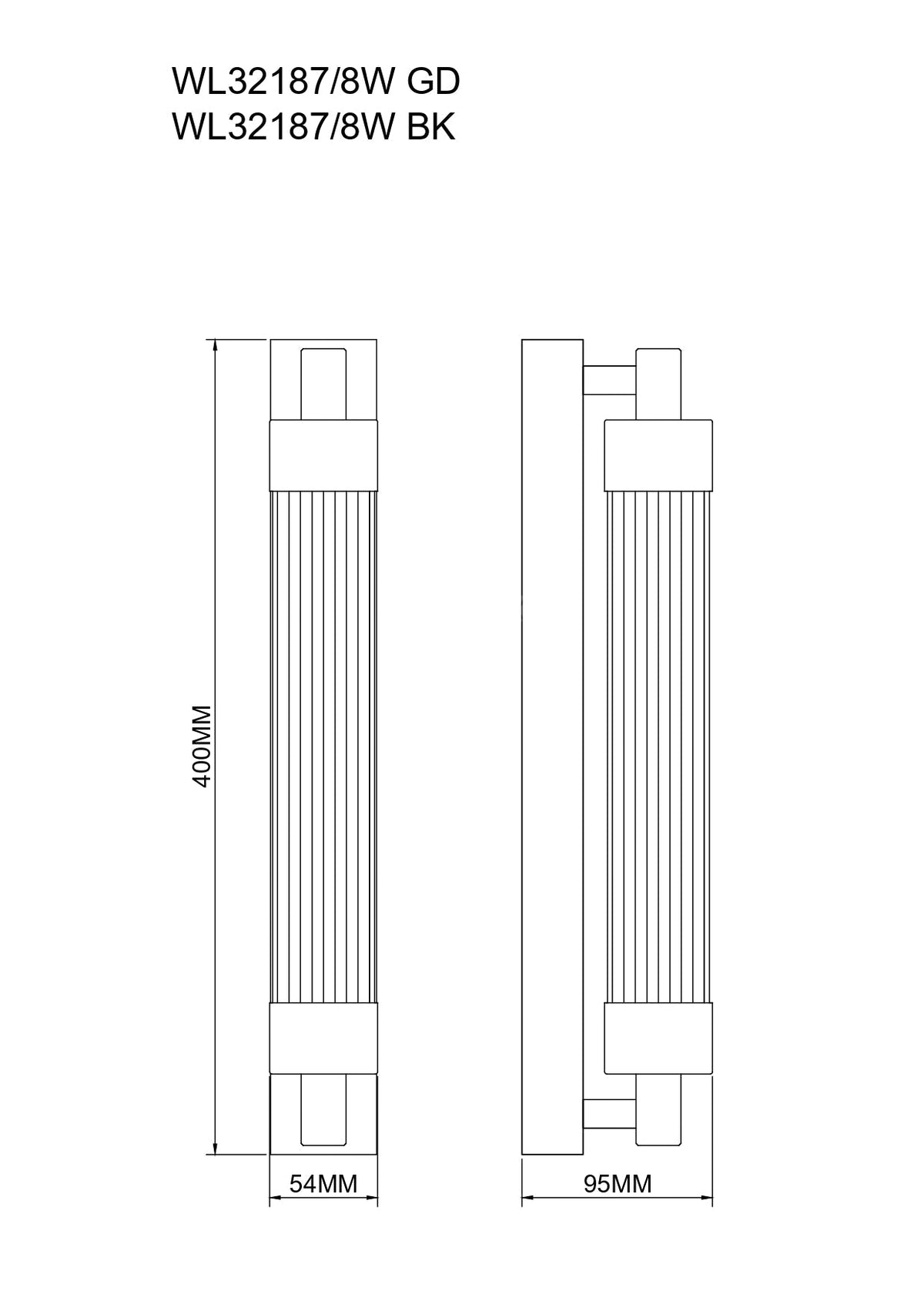 Aplica LED KALIA Gold Dimabila 40CM Echivalent 50W