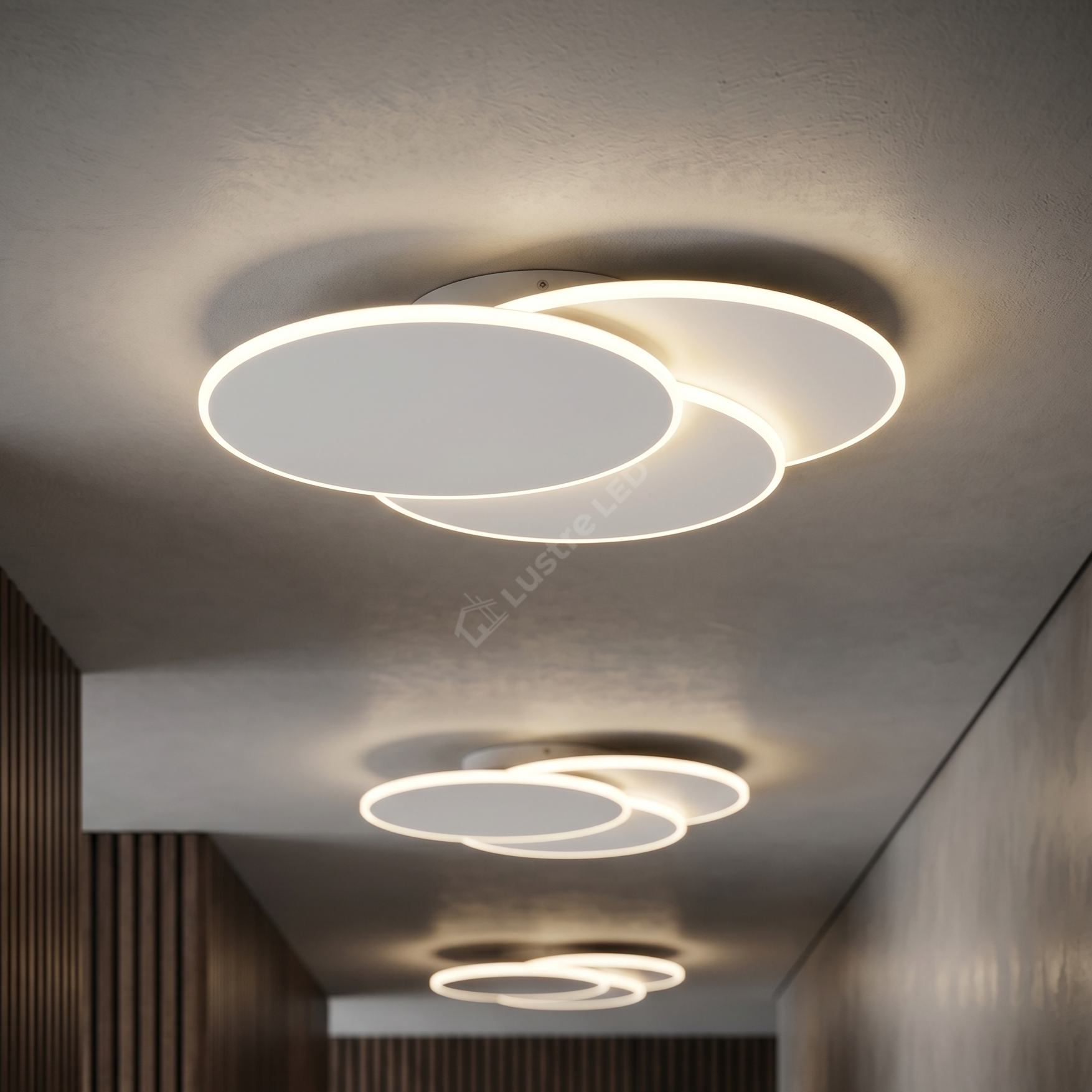 Aplica LED LOOPS Minimalist White Echivalent 200W