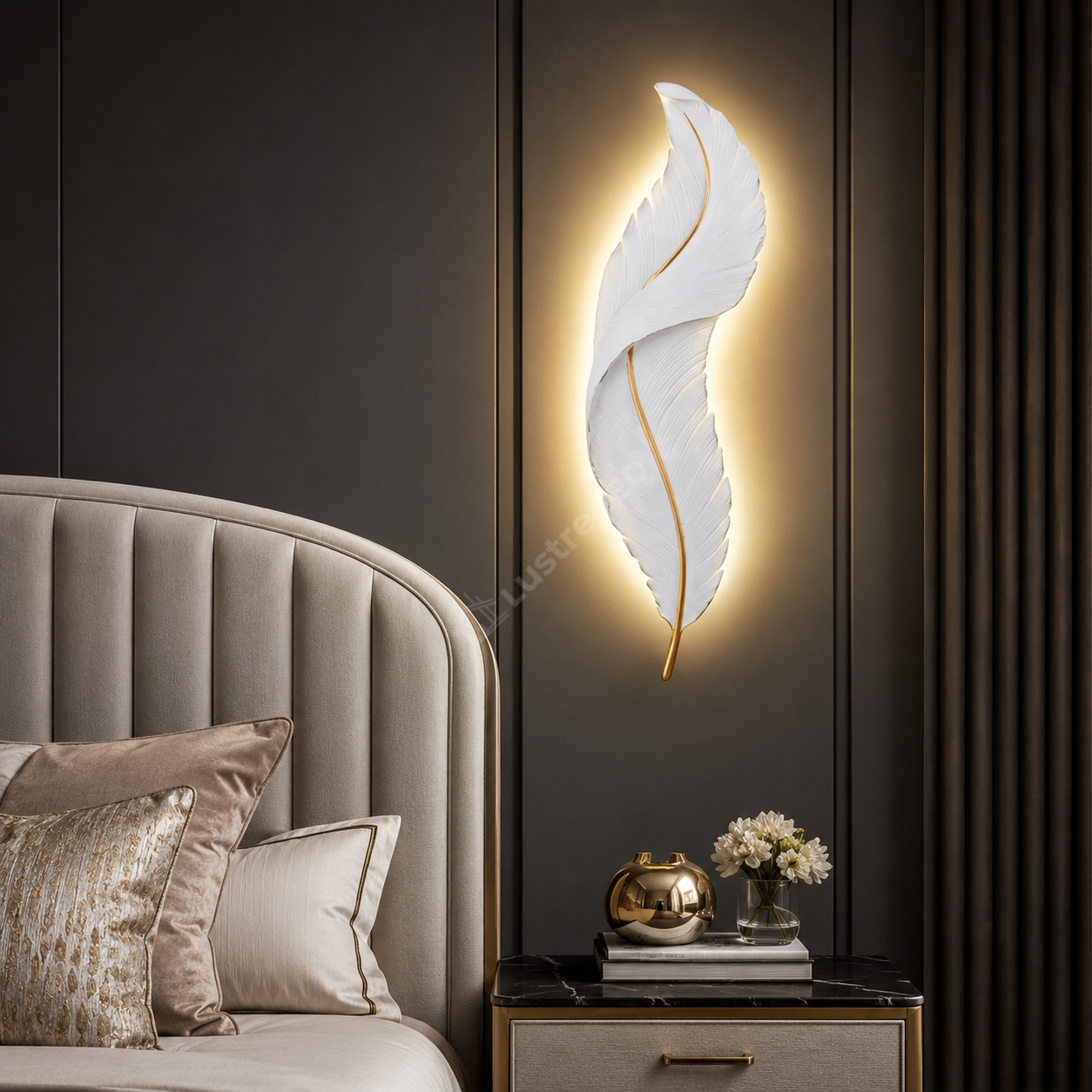 Aplica LED Luxury Feather 25W 63CM