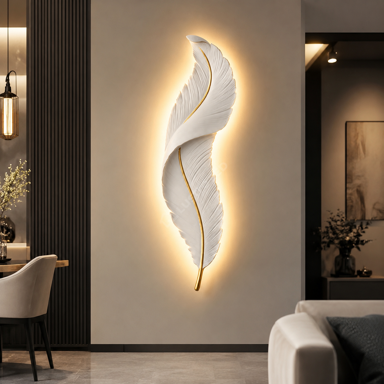 Aplica LED Luxury Feather 36W 87CM