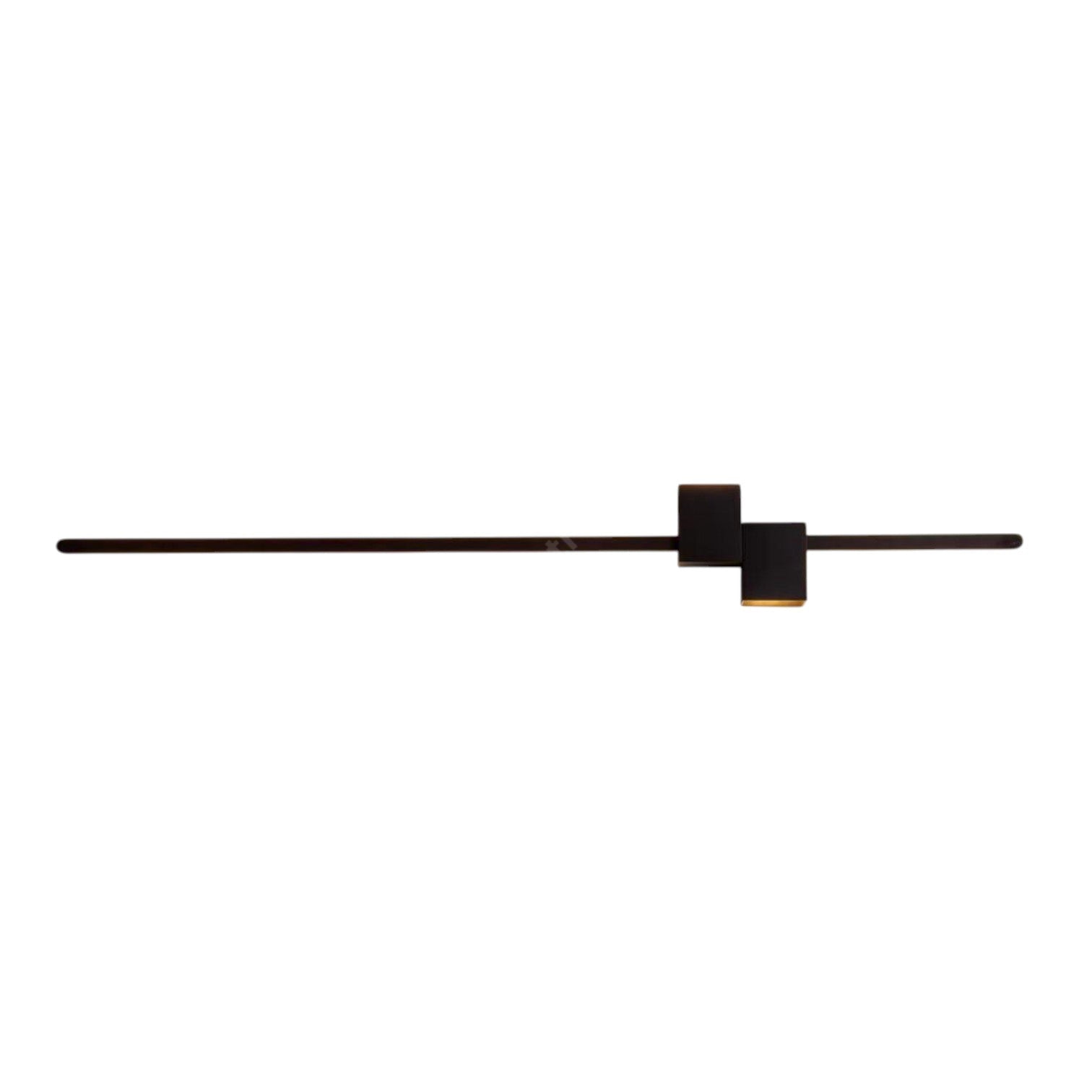 Aplica LED MILO LINES 28W Neagra Echivalent 200W