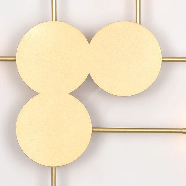 Aplica Led 45W Modern Style-6 Gold Ceiling Light Fixtures