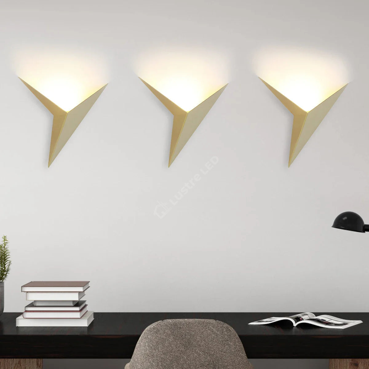 Aplica Led Modern V Style Wall Light Fixtures