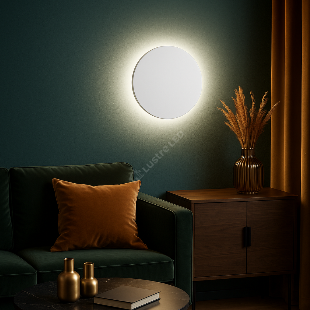 Aplica LED Interior PALERMO White ALBA / 12CM Wall Light Fixtures