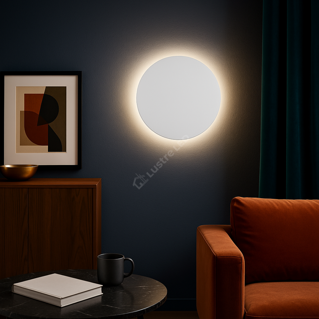 Aplica LED Interior PALERMO White ALBA / 12CM Wall Light Fixtures