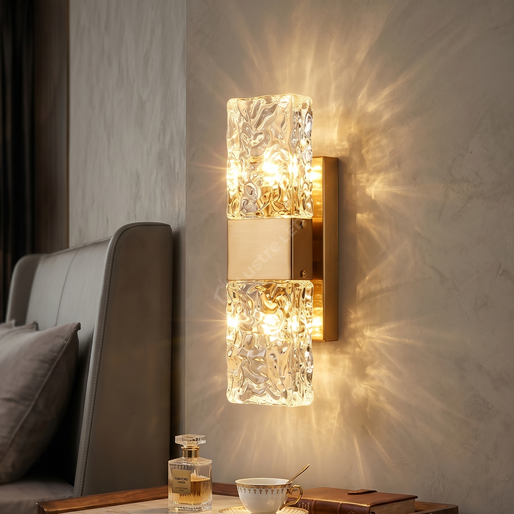 Aplica LED Perete Gold ICEBORNE Echivalent 50W