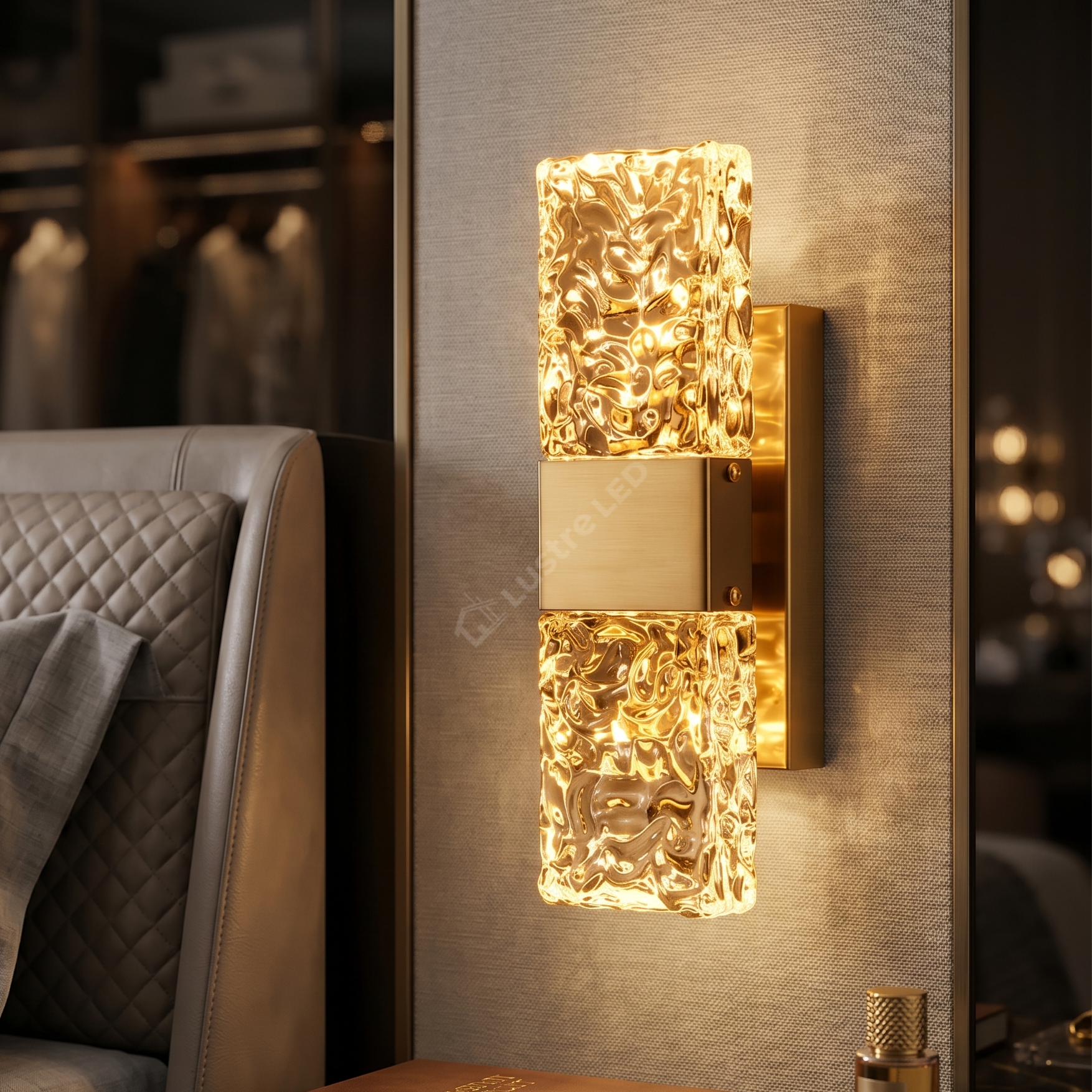 Aplica LED Perete Gold ICEBORNE Echivalent 50W