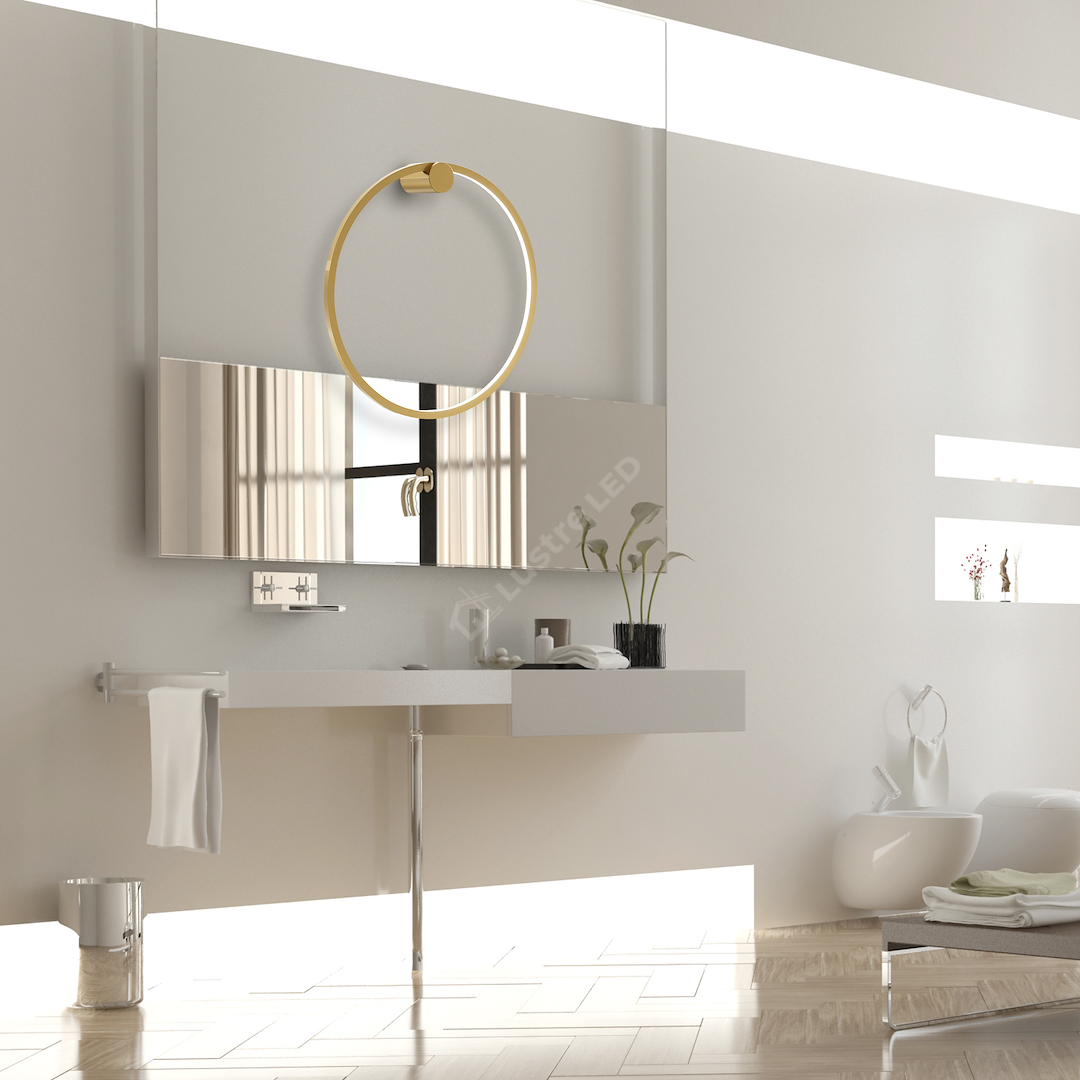 Aplica LED Perete Saturno Gold Premium IP44