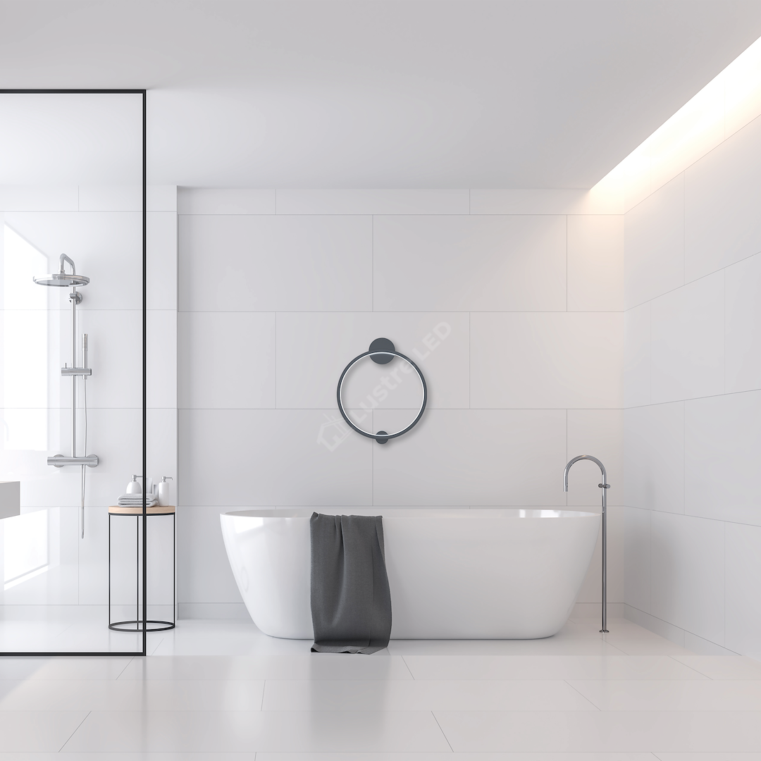 Aplica LED Perete Saturno II Black Premium IP44
