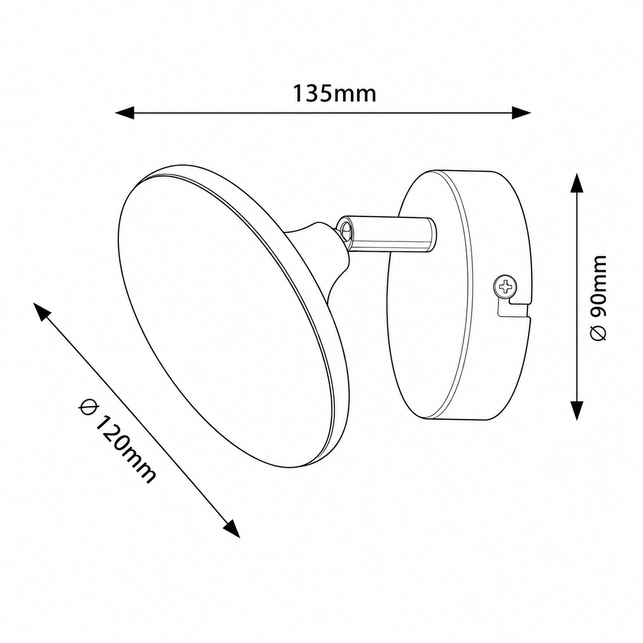 Aplica LED Perete TINDRA Premium