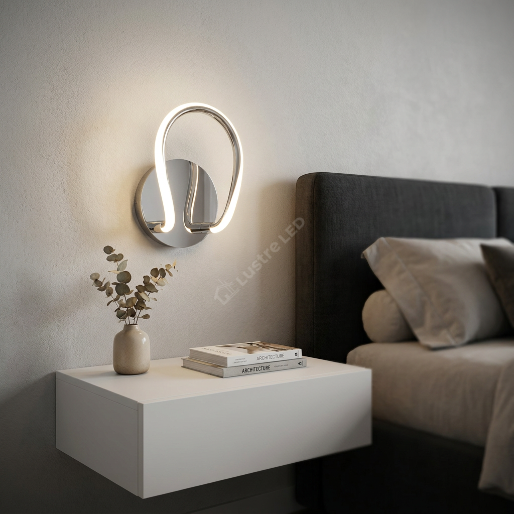 Aplica LED Premium Bologna Silver Echivalent 150W | 4000K