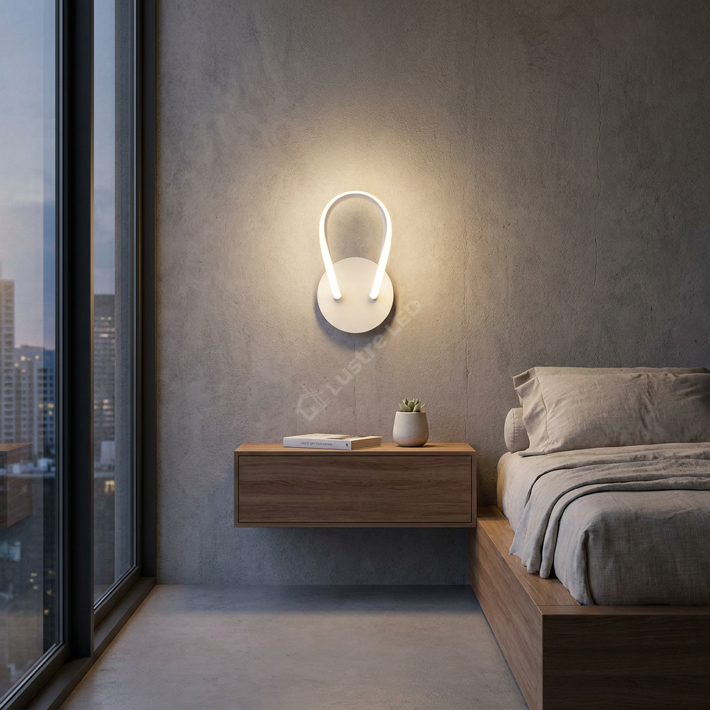 Aplica LED Premium Bologna White Echivalent 150W | 4000K