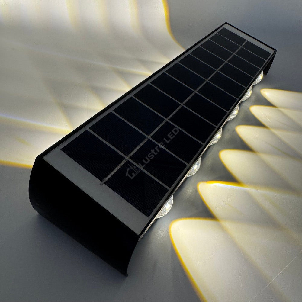 Aplica LED Premium Exterior Trio 12W Dimabila Solara