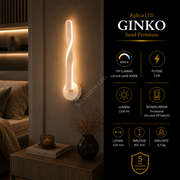 Aplica LED Premium Ginko Cream Echivalent 100W | 3000K