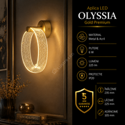 Aplica LED Premium Olyssia Gold