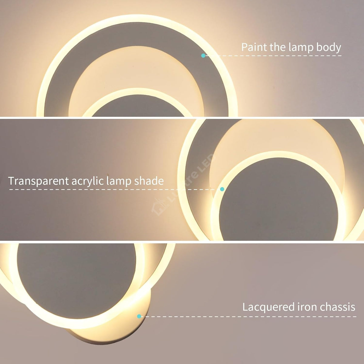 Aplica LED Round Reglabila Alba Echivalent 150W ALBA / CIRCLE DESIGN / APLICA PERETE Wall Light Fixtures