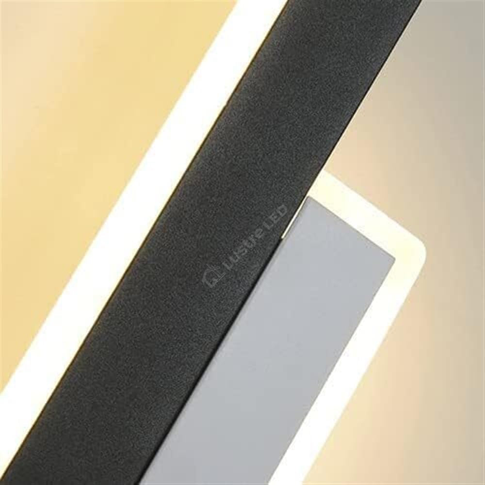 Aplica Led Scarlet 16W 60Cm Negru + Alb Wall Light Fixtures