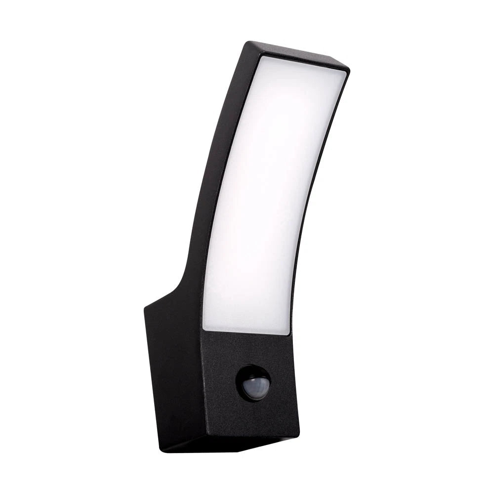 Aplica LED Senzor WALD Black 15W 4000K IP54 Echivalent 75W