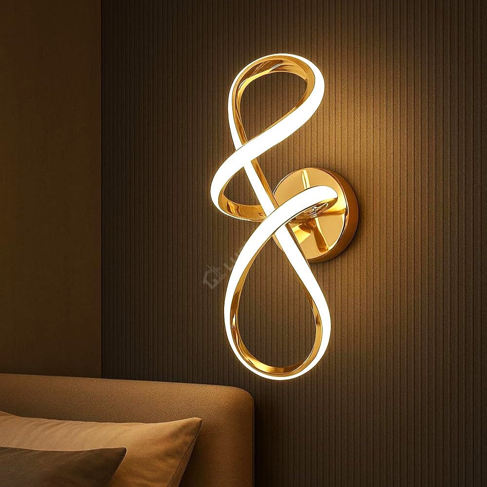 Aplica LED Serpent Gold Echivalent 200W