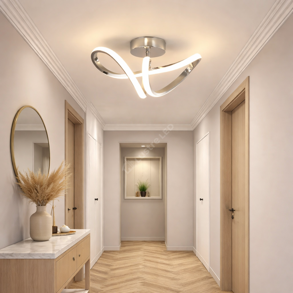 Aplica LED Serpent Silver Echivalent 200W