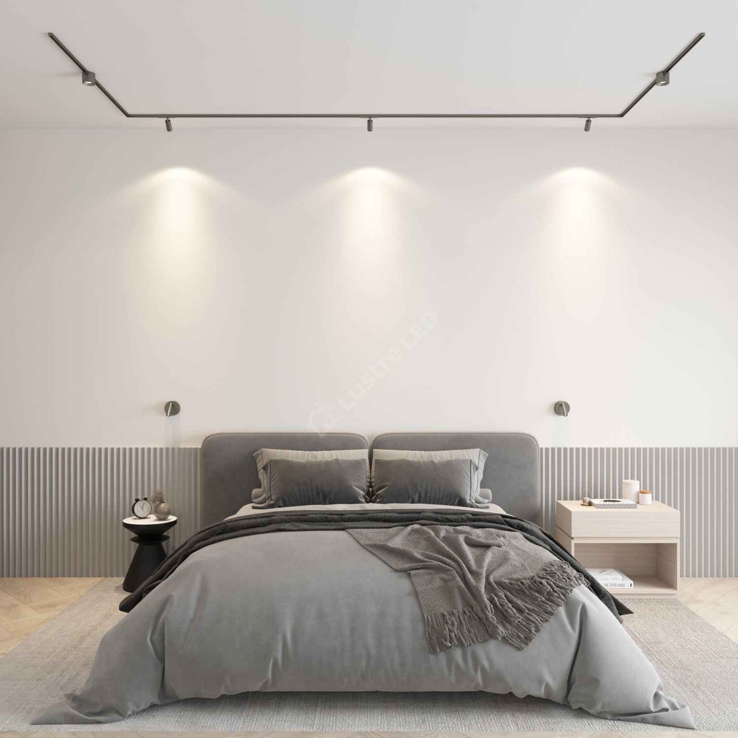 Aplica LED SHINE WALL Dark Nickel 3W Premium cu Spot Reglabil | CRI≥90 | 3000K