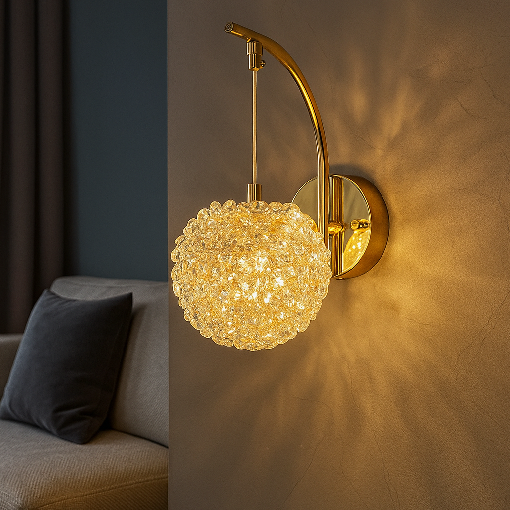 Aplica Perete Cristal Zora Aurie AURIE / CRISTAL / APLICA PERETE Wall Light Fixtures