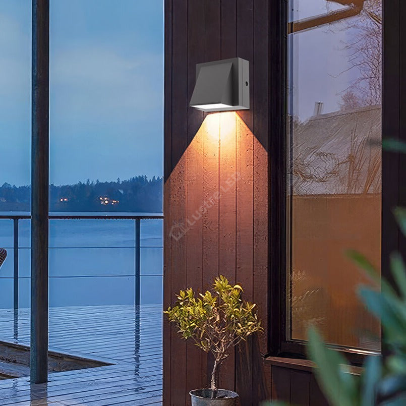 Aplica LED VENTO Grey IP65 600lm CCT