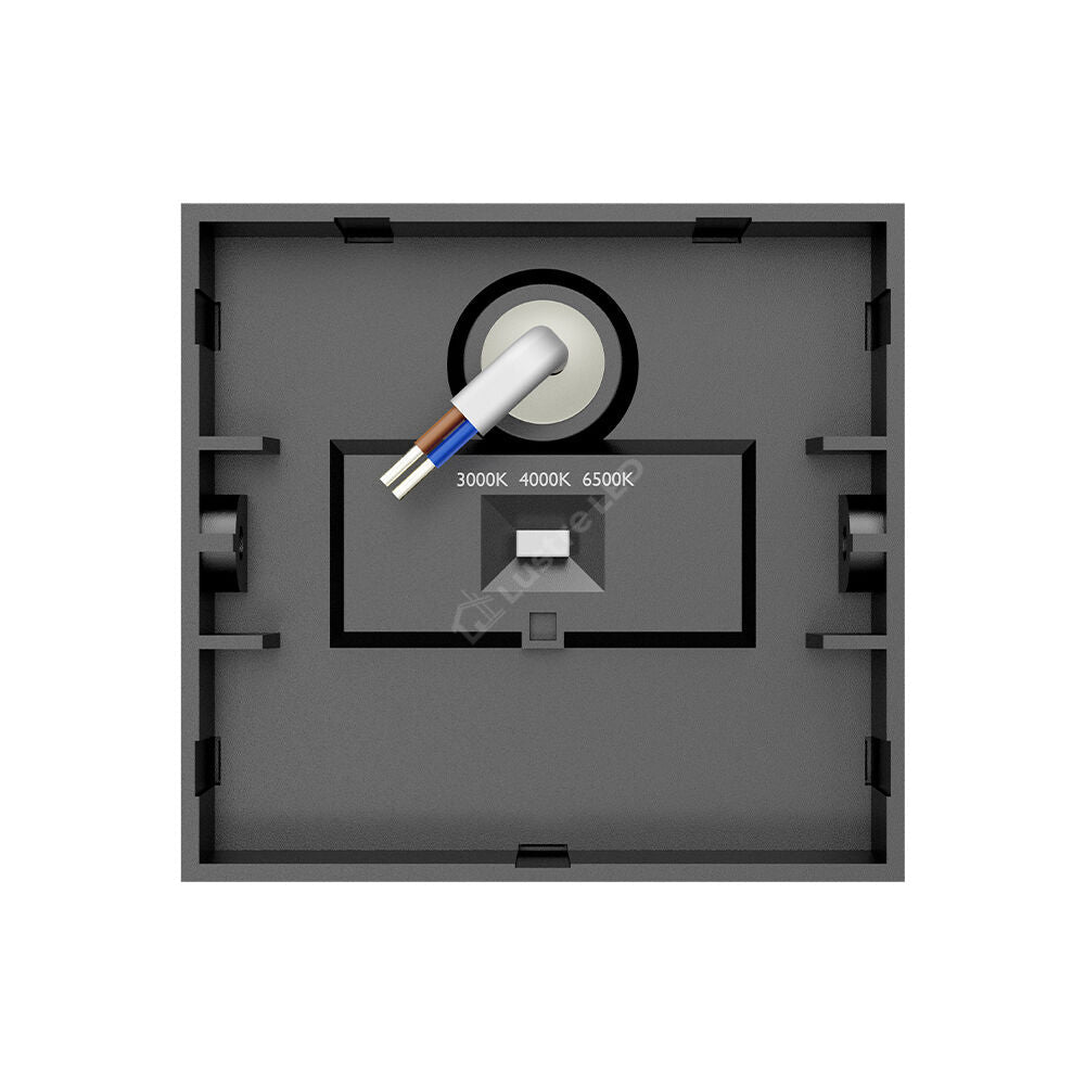 Aplica LED VENTO Grey IP65 600lm CCT