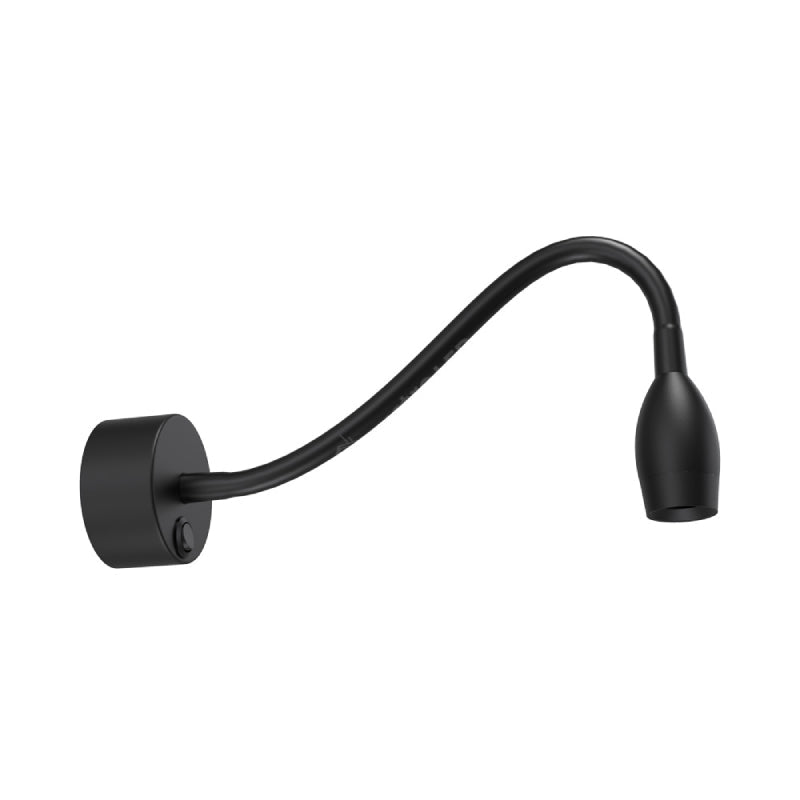 Aplica LED Zion Flexibila Neagra Lumina Neutra