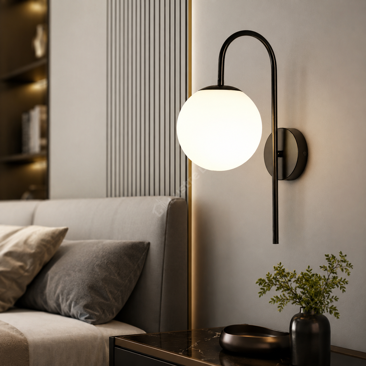 Aplica NARO Abajur 1xE27 Black