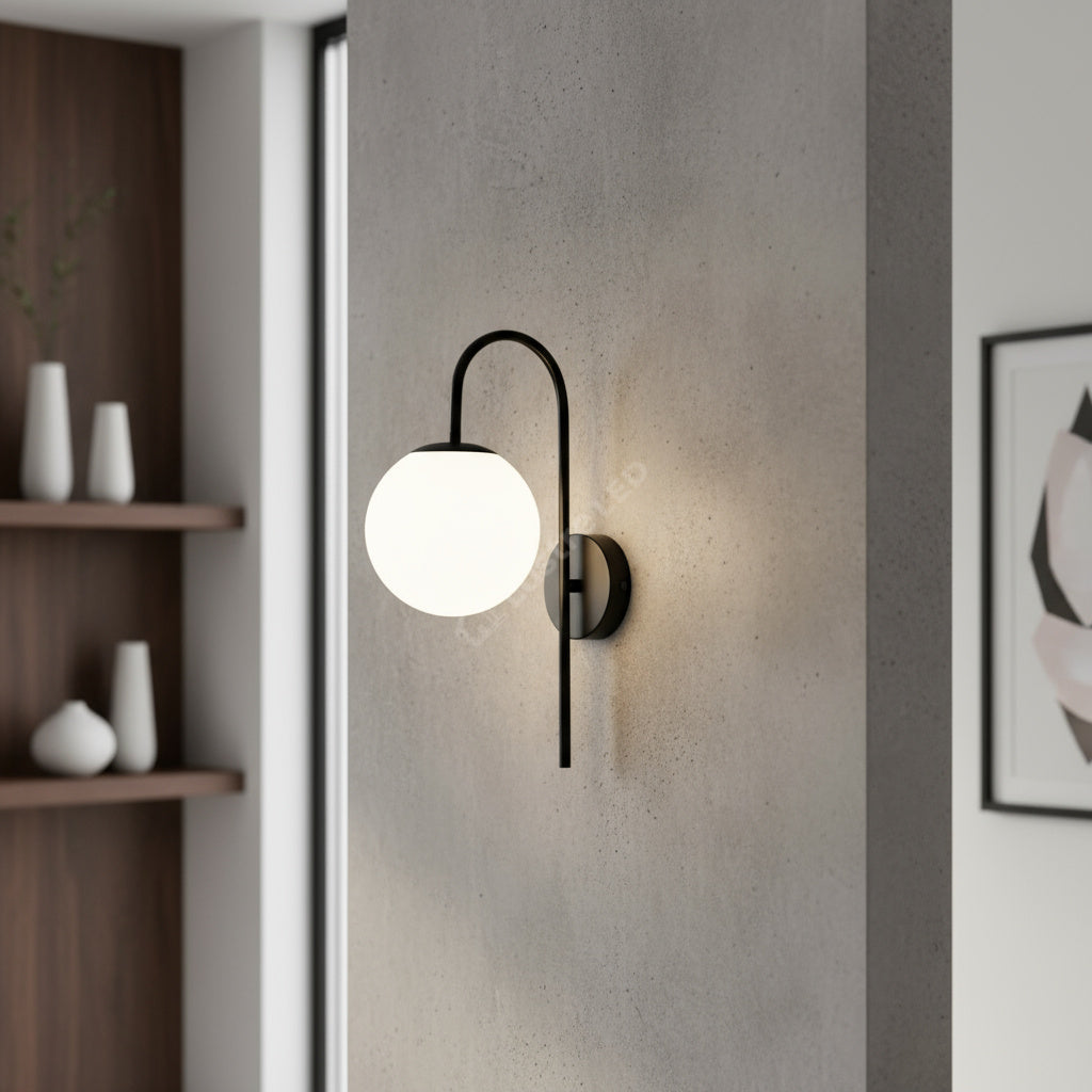 Aplica NARO Abajur 1xE27 Black