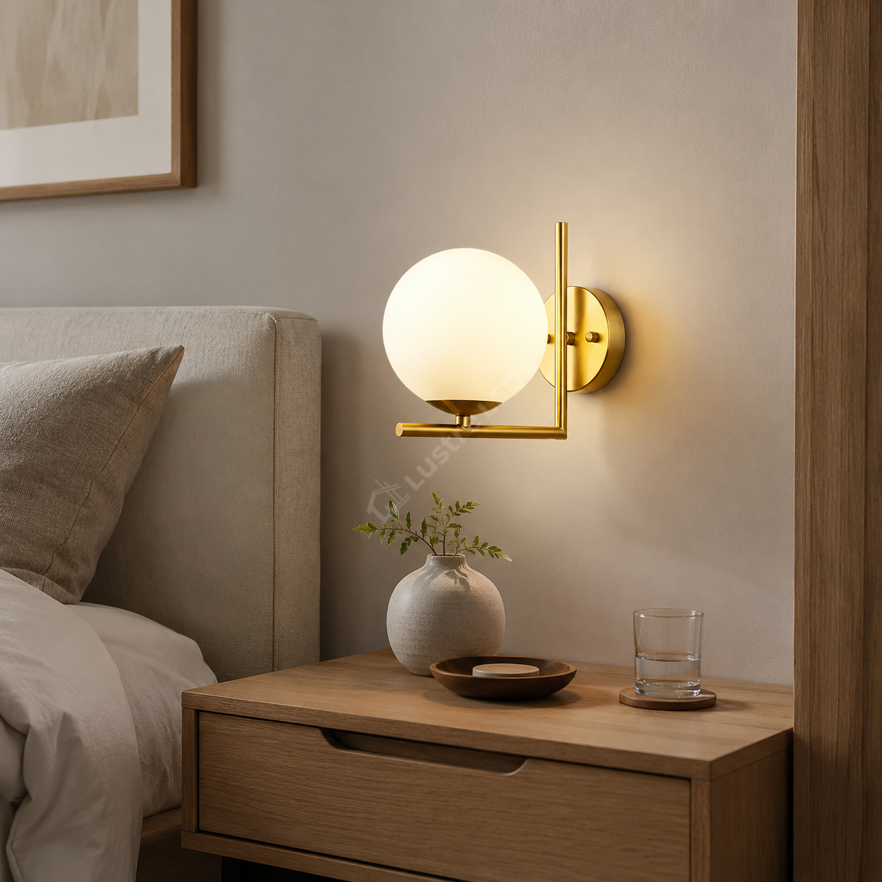 Aplica Nordic Style Abajur Mat Golden Globe MX914/1