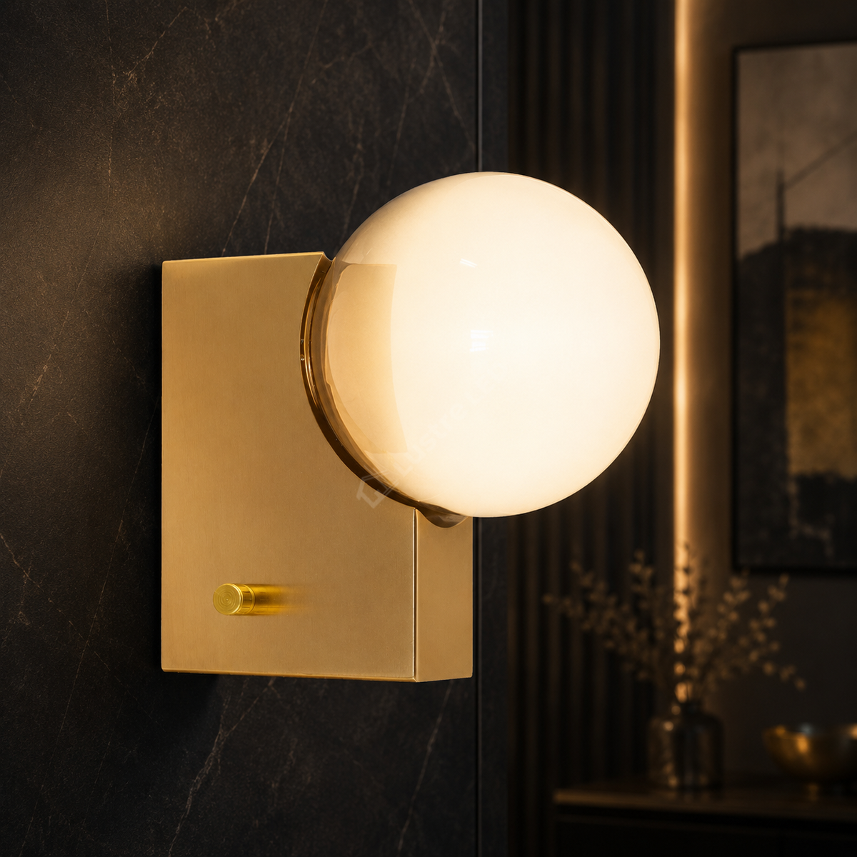 Aplica NUA Gold cu Abajur 1xE27 25CM