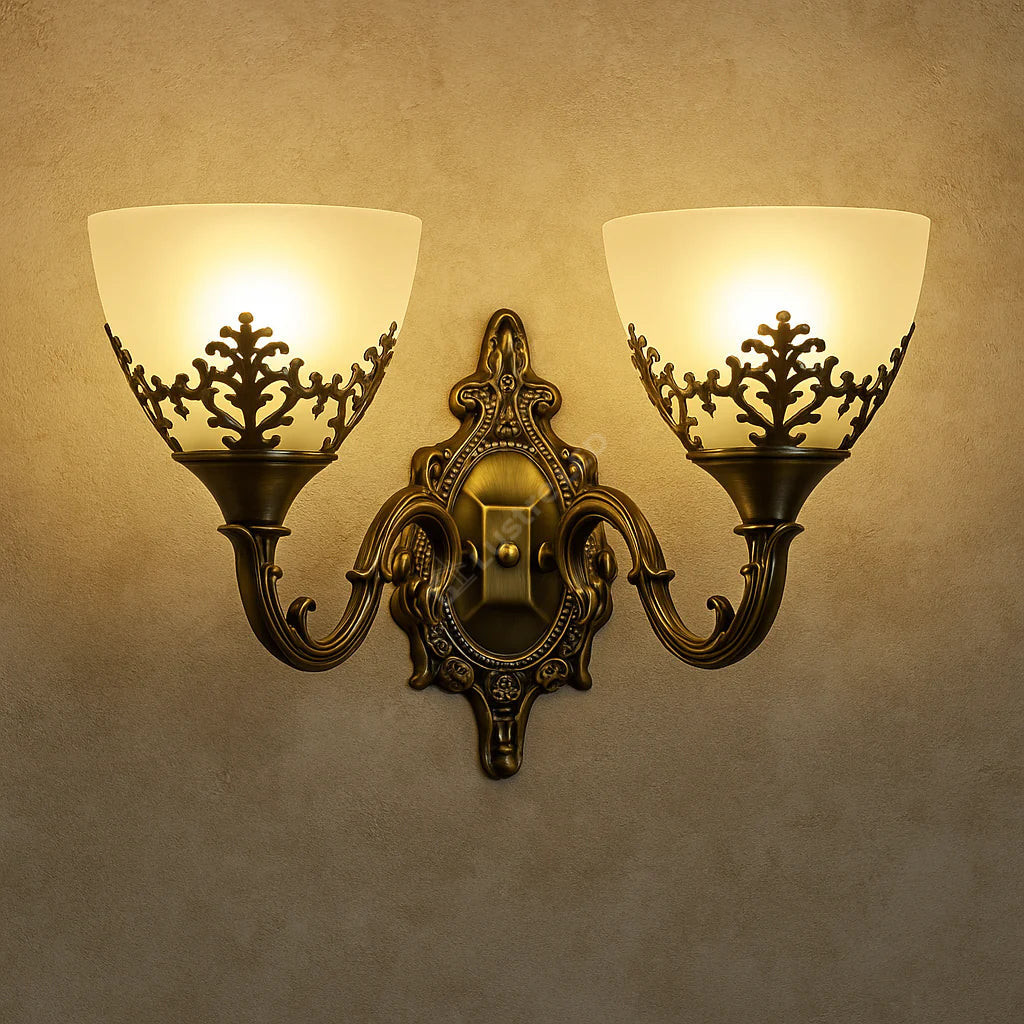 Aplica Perete Antichizat Bronz 2XE27 Melo