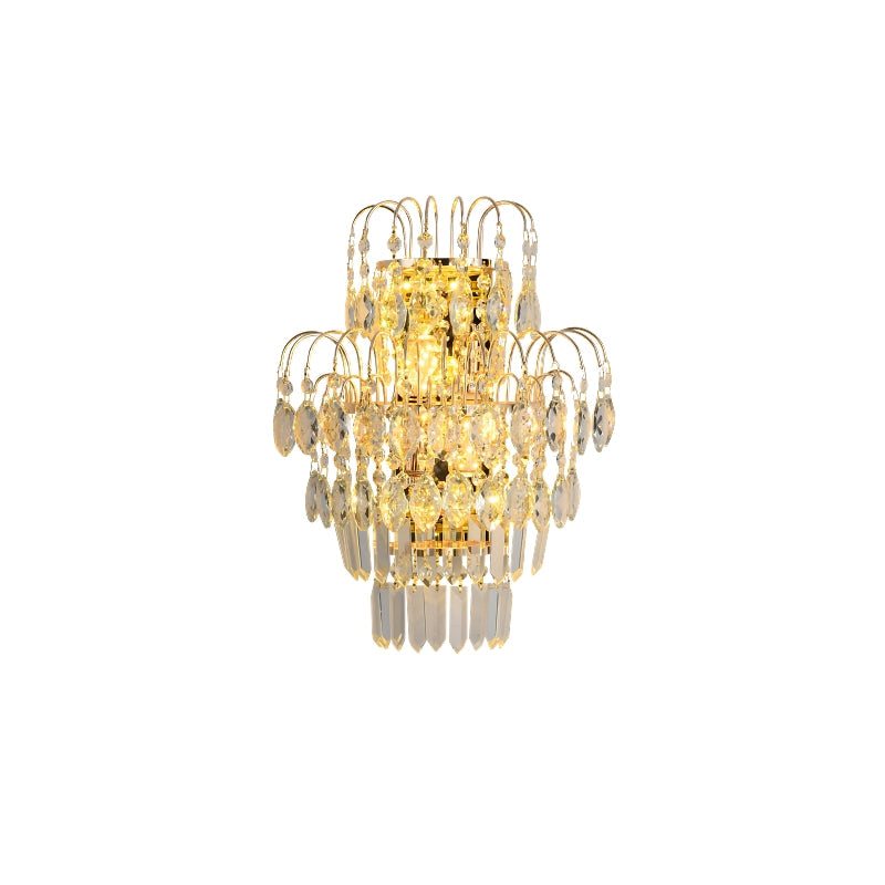 Aplica Perete Cristal APRIL Aurie