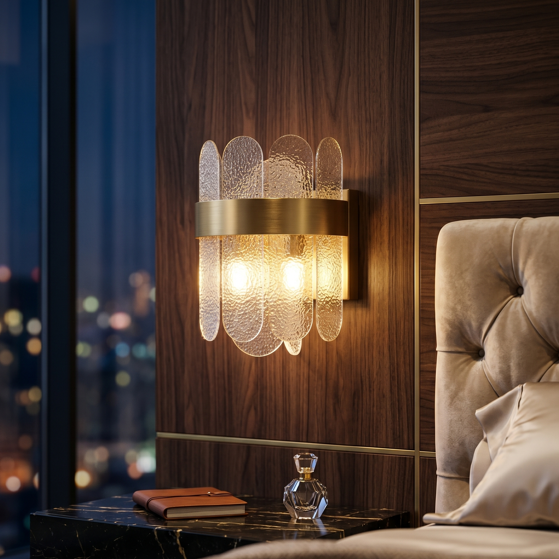 Aplica Perete Cristal Gold QUEEN