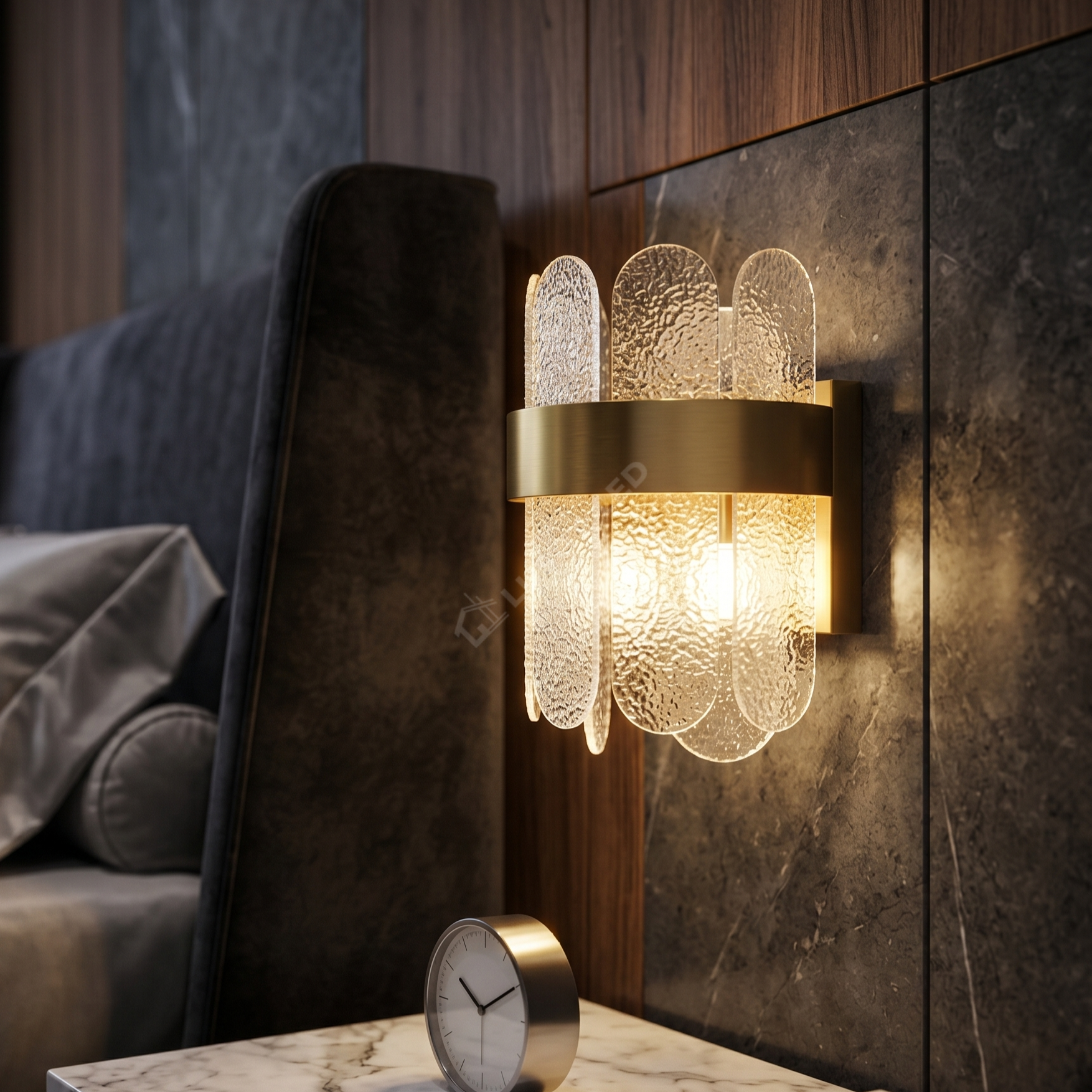 Aplica Perete Cristal Gold QUEEN