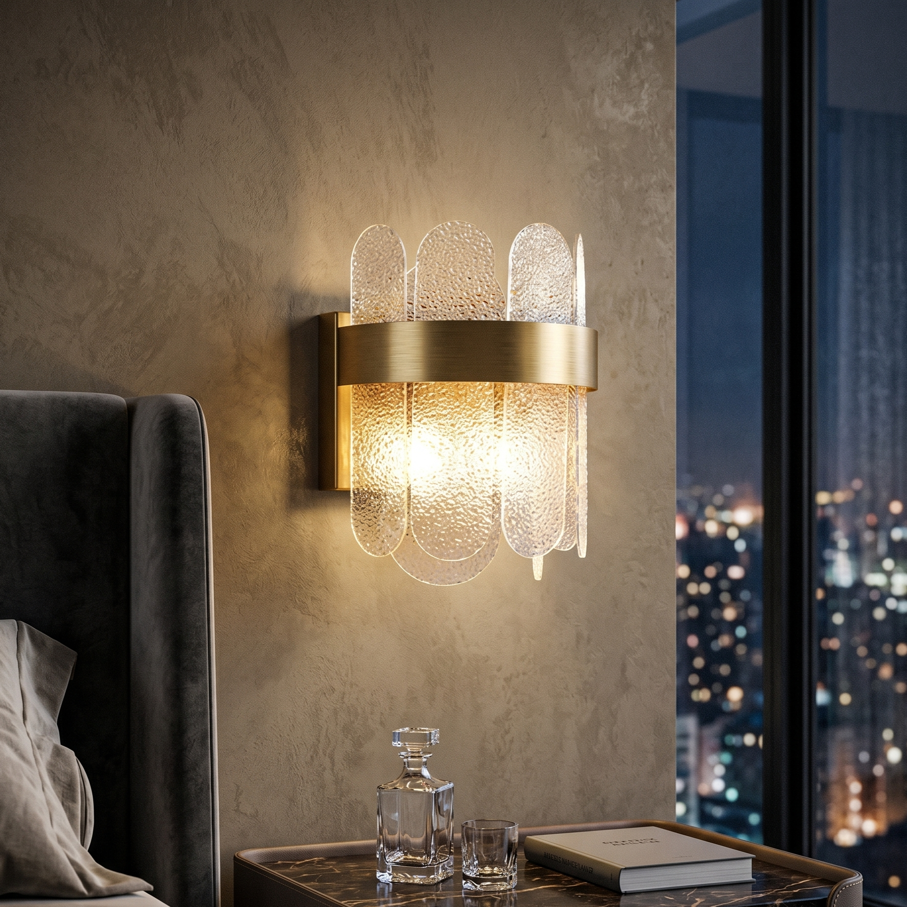 Aplica Perete Cristal Gold QUEEN
